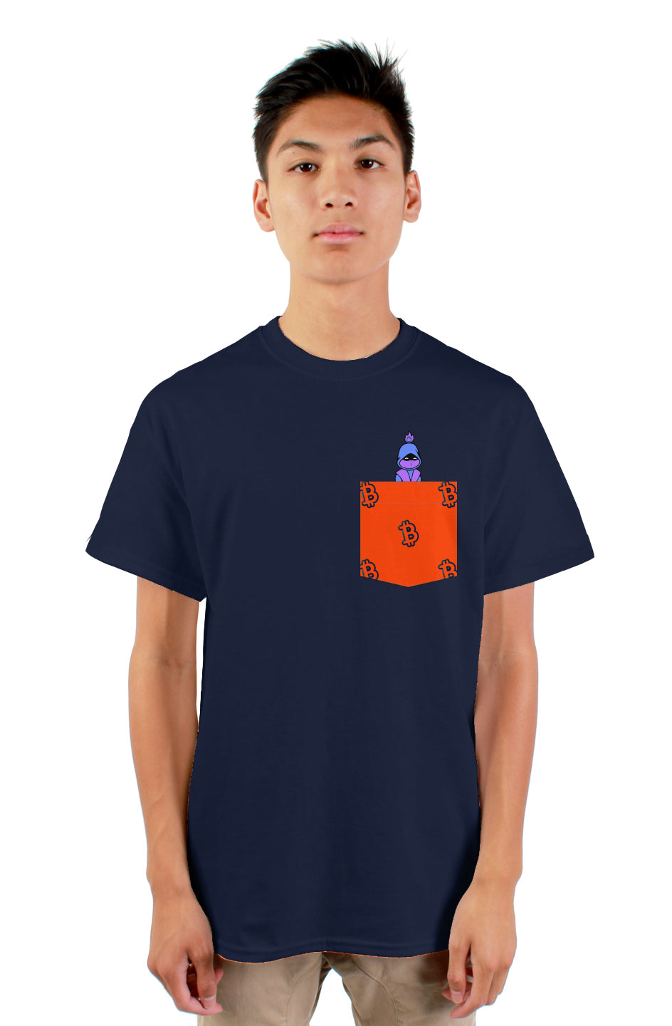 Ninja T-shirt with Bitcoin pocket